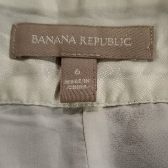 BANANA REPUBLIC BLACK AND WHITE STRIPED MINI SKIRT WITH POCKETS WOMENS SIZE 6 - Picture 3 of 9